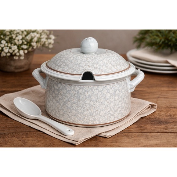 Villeroy & Boch Other - Villeroy Boch Dalarna‎ Tureen w Lid Blue Floral 2 Qt Porcelain Germany